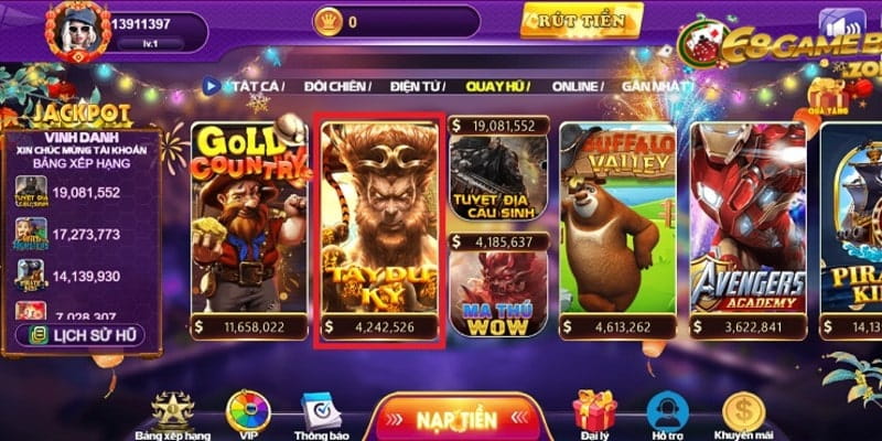 Giới thiệu sơ lược về game nổ hũ Tây Du Ký