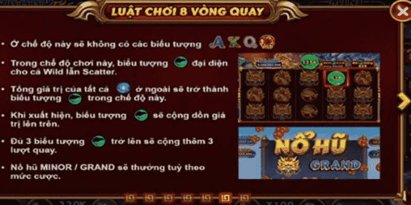 Luật chơi của game Kho Báu Tứ Linh